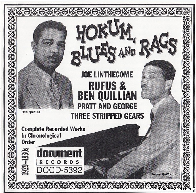 JAZZCD推荐02232 Hokum, Blues & Rags (1929-1930s)