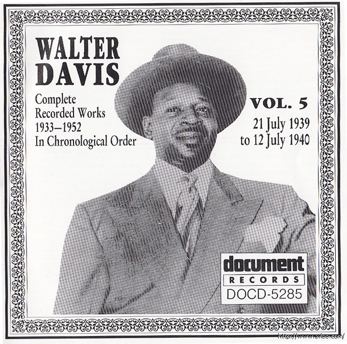 JAZZCD推荐02266 Walter Davis Vol. 5 1939-1940
