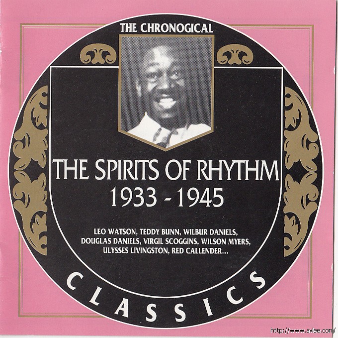 JAZZCD推荐02270 Spirits Of Rhythm 1933-1945