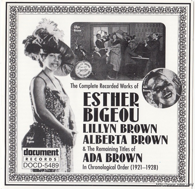 JAZZCD推荐02300 Esther Bigeou(1921-1928)