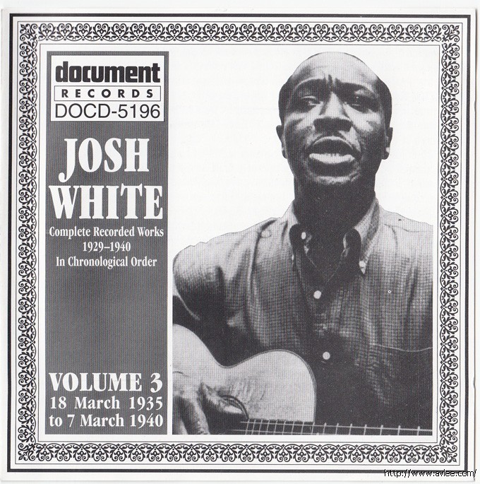 JAZZCD推荐02302 Josh White Vol. 3 1935-1940