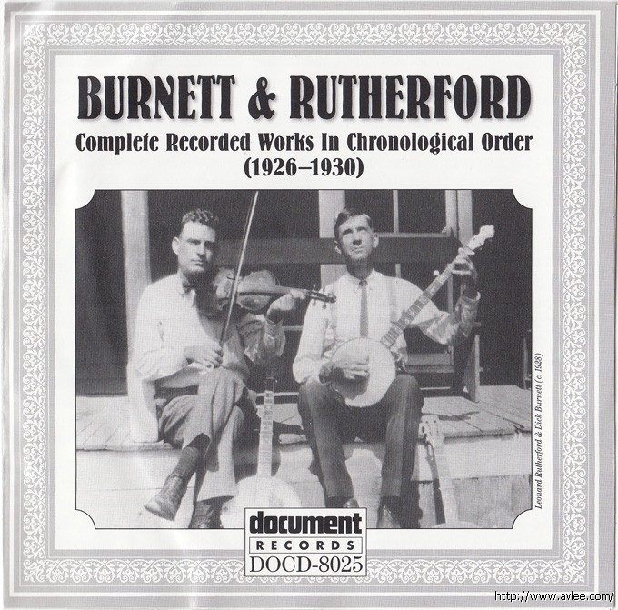 JAZZCD推荐02361 Burnett & Rutherford (1926-1930)