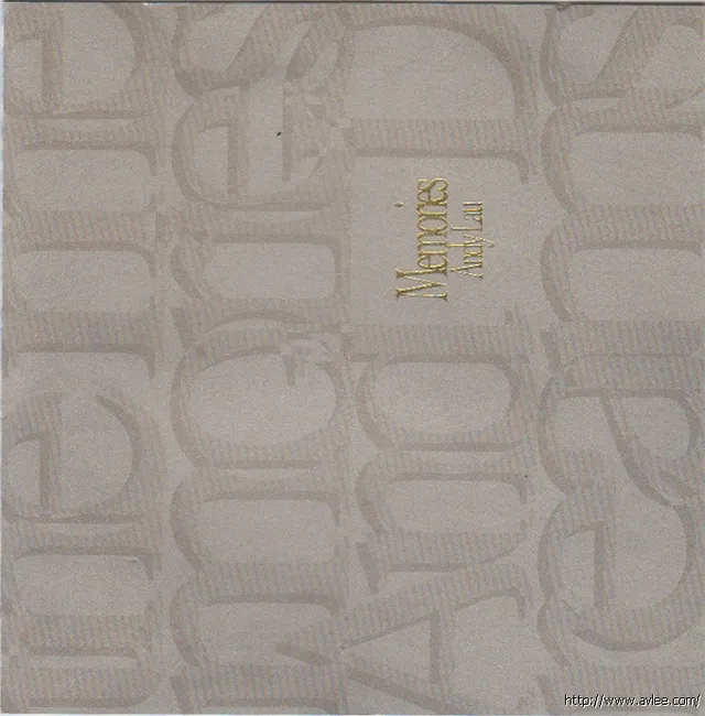 华语唱片30周年经典唱片集推荐0371 Memories Andy Lau