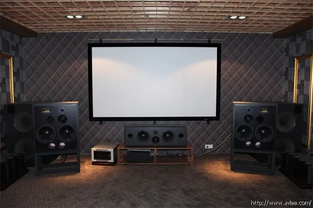 馆主李积回总经理碧桂园家HIFI 影院室