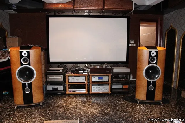 馆主李积回总经理碧桂园家HIFI ATC 150试听房