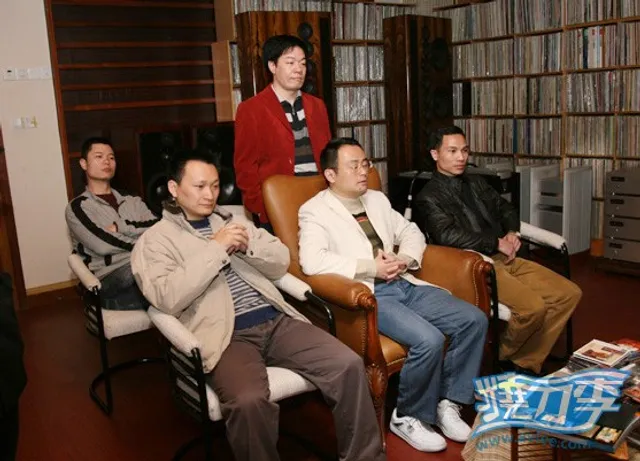 电白电视台人员来访十八子视听会所
