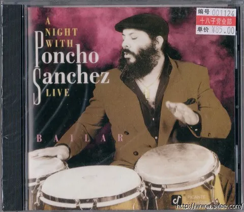 JAZZ CD推荐0133 A NIIGHT WITH PONCHO SANCHEZ LIVE BAILAR