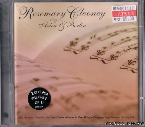 JAZZ CD推荐0137 Sings Arlen & Berlin