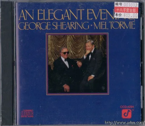 JAZZ CD推荐0143 An Elegant Evening