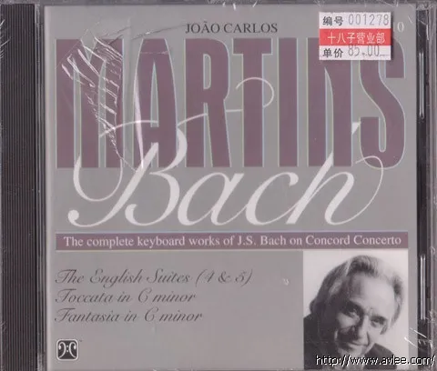 JAZZ CD推荐0260 Complete Keyboard Works of J.S. Bach, Vol. 10