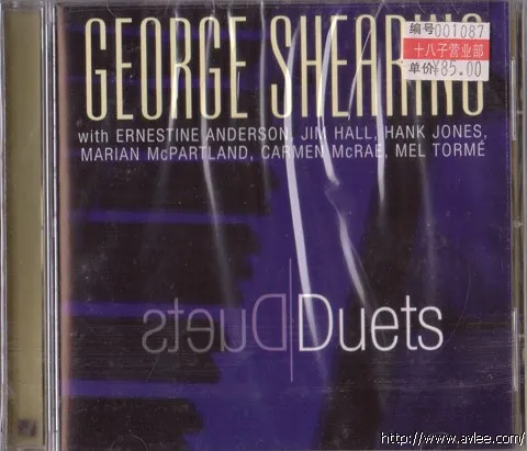 JAZZ CD推荐0273 DUETS