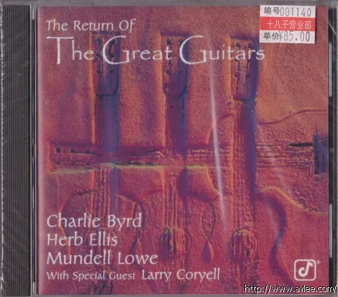 JAZZ CD推荐0285 THE RETURN OF THE GREAT GUITARS