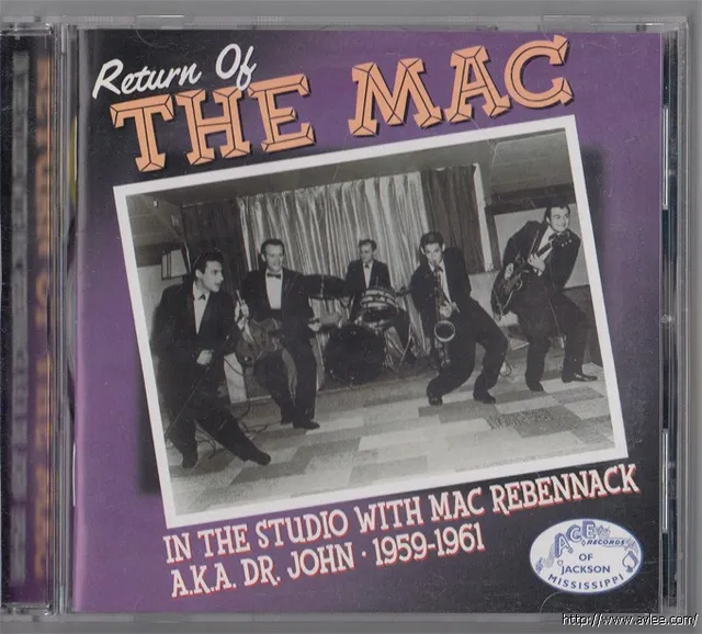 JAZZ CD推荐0316 in the studio with mac rebennack a.k.a.dr.john