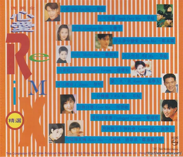 华语唱片30周年经典唱片集推荐01131 宝丽金心爱REMIX精选