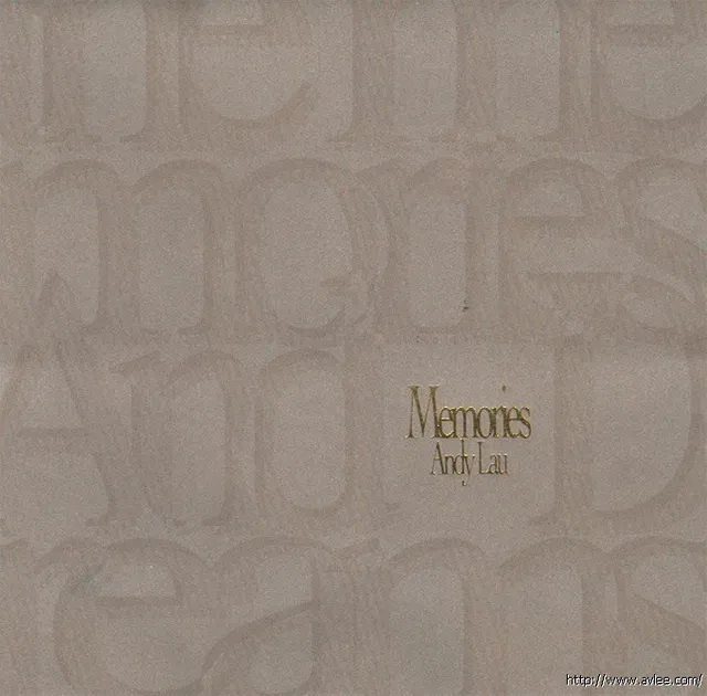 华语唱片30周年经典唱片集推荐01193 刘德华 Memones Andylan