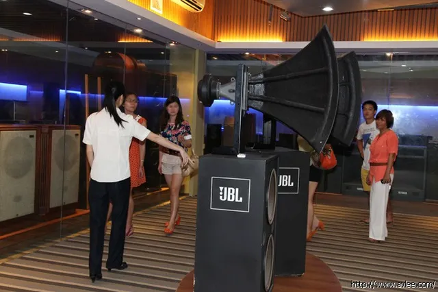 来自广州的白领一族到十八子集团世界发烧音响博物馆参观旅游