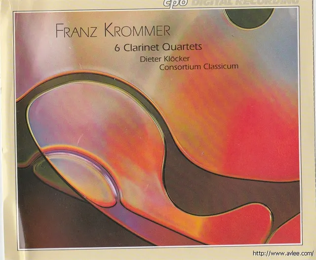 JAZZ CD推荐0653 6 Clarinet Quartets.Consortium Classicum 2CDs