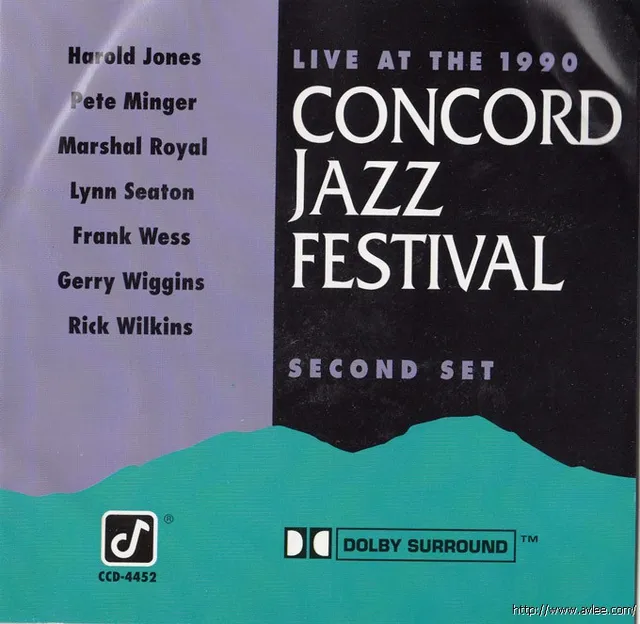 JAZZ CD推荐0810 Concord Jazz Festival: Live 1990, Second Set