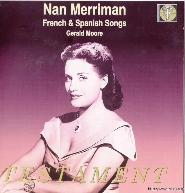 JAZZCD推荐0868 Nan Merriman Sings French and Spanish Songs