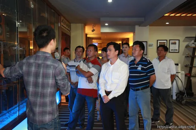 阳江市委宣传部带领海南省文昌市委宣传部领导莅临世界发烧音响博物馆参观交流