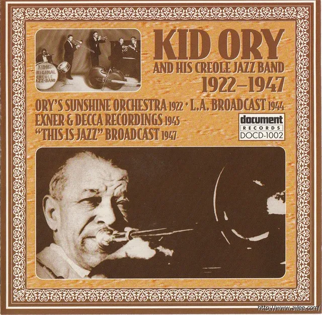 JAZZCD推荐01334 Kid Ory 1922-1947