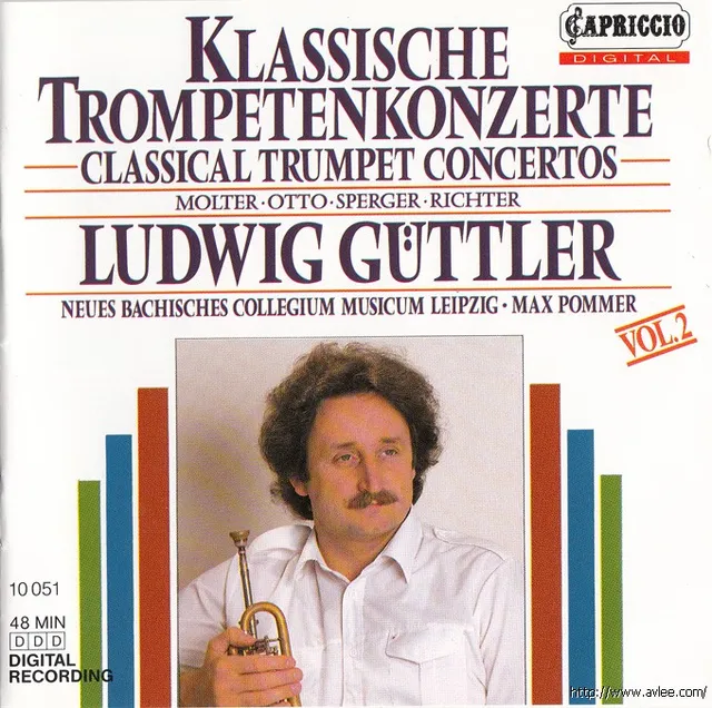 JAZZCD推荐01344 Klassische Trompetenkonzerte Vol. 2