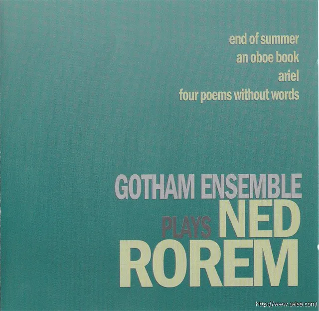 JAZZCD推荐01363 Gotham Ensemble Plays Ned Rorem