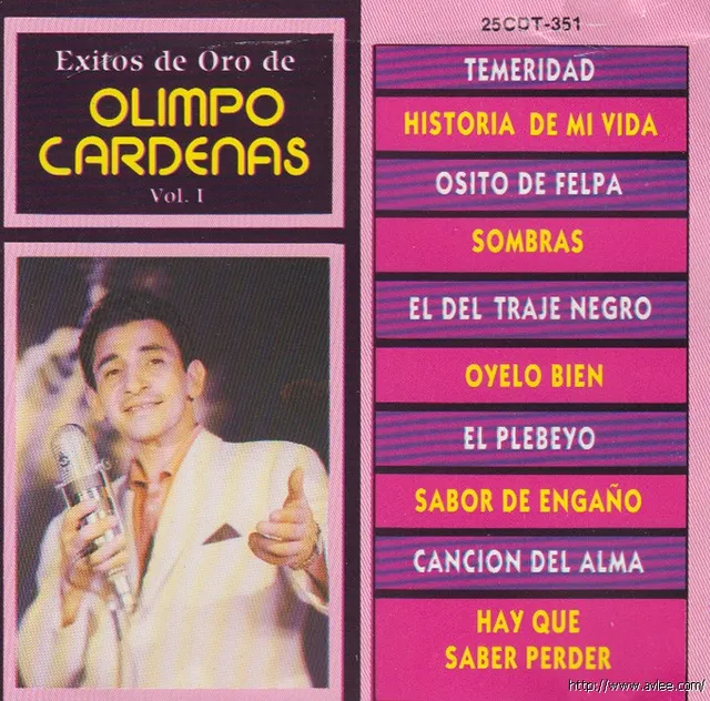 钟情老唱片推荐01197 Exitos De Oro De Olimpo Cardenas Vol. 1
