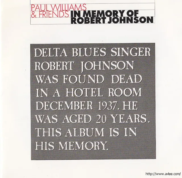 JAZZCD推荐01677 In Memory of Robert Johnson