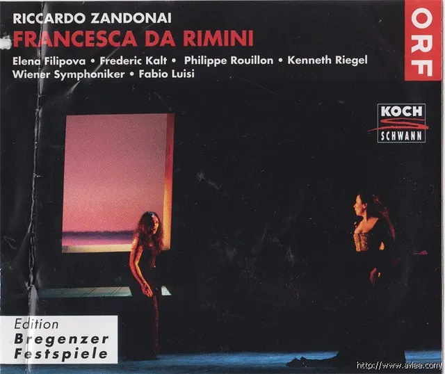 JAZZCD推荐01816 Zandonai: Francesca Da Rimini