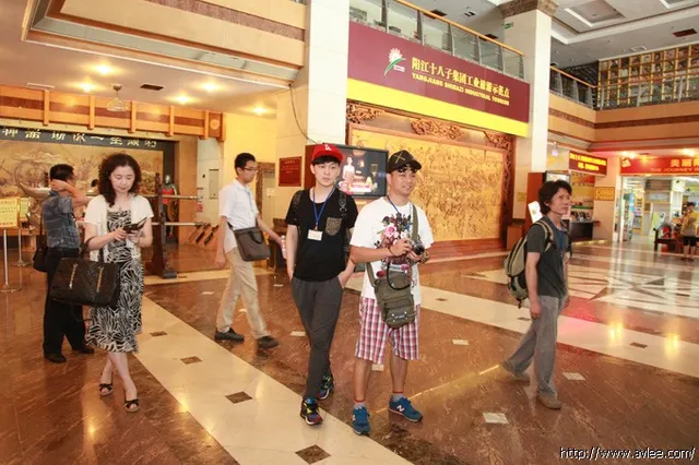 广东省文化厅艺术家一行15人到十八子集团有限公司参观