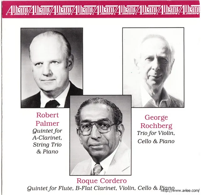 JAZZCD推荐01130 Rochberg Cordero Palmer