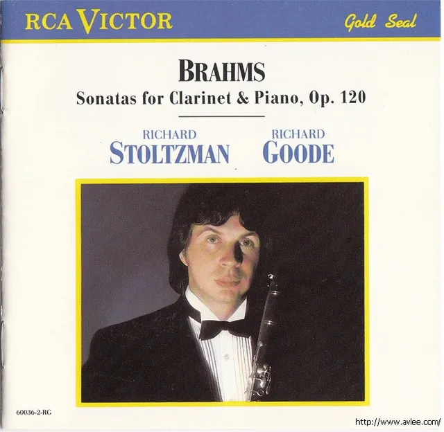JAZZCD推荐01187 Brahms: Sonatas for Clarinet & Piano, Op.1