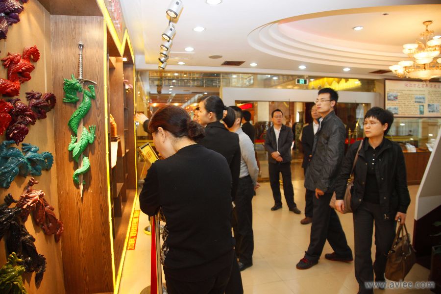 2015年1月27日中国农业银行阳江分行领导一行参观十八子集团