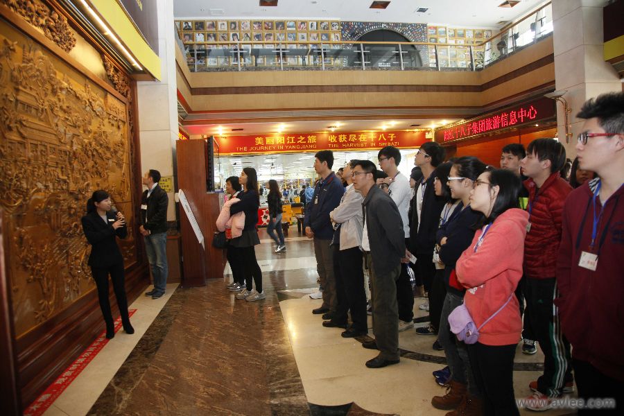 2015年2月3日澳门一学校师生约40人到十八子集团参观