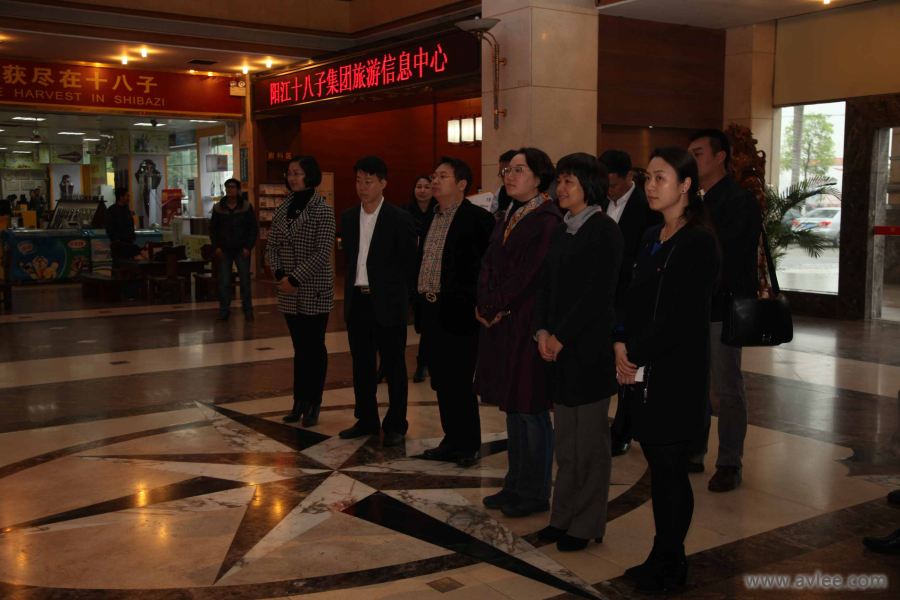 2015年3月13日惠州市团委一行到十八子集团参观
